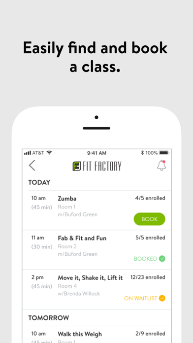 Fit Factory Clubs Screenshot