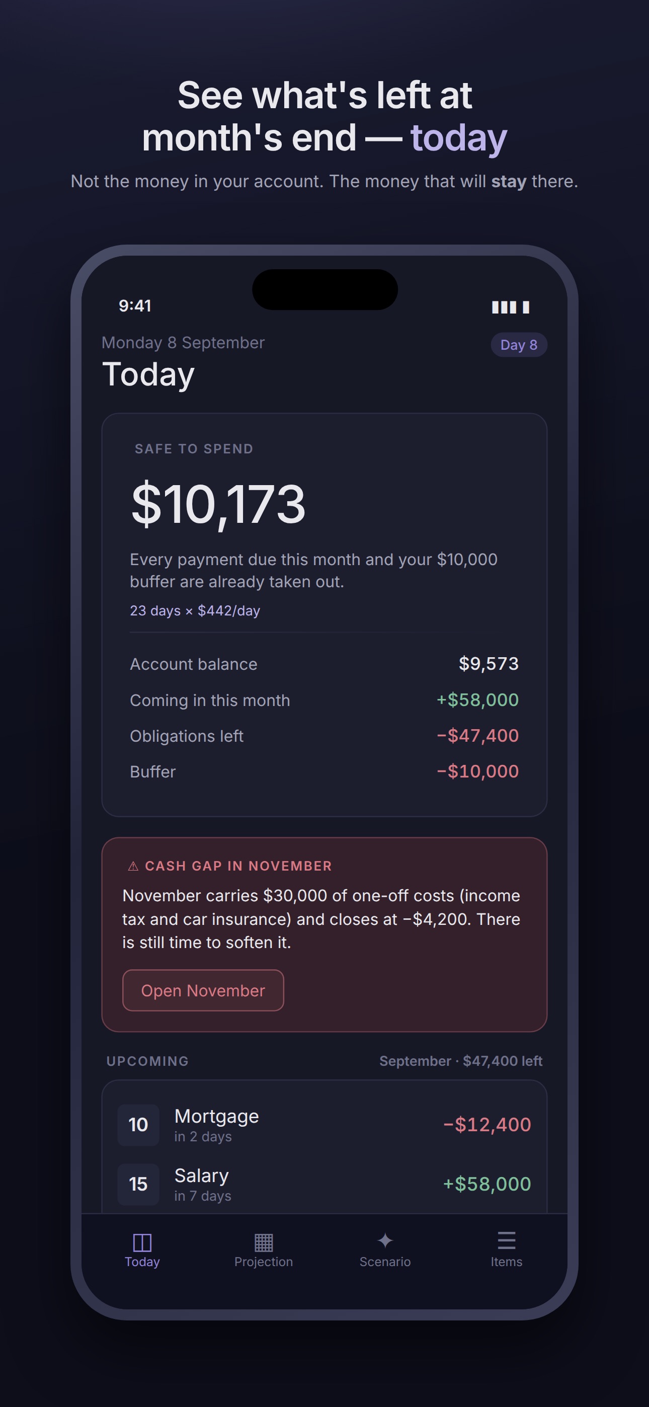 Screenshot 1 of Freeboard — Cash Flow