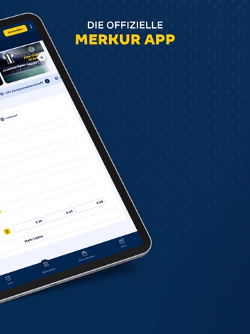 MERKUR BETS Sportwetten/Slots iPad screenshot 2