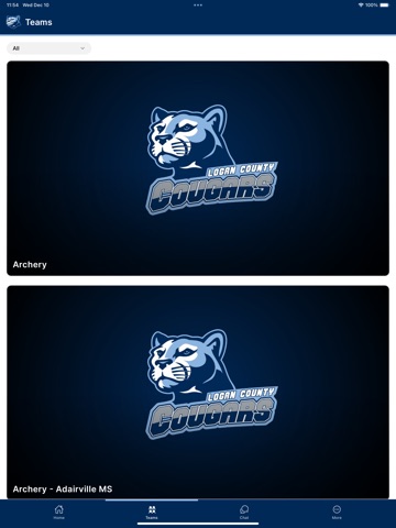 Logan County Athletics iPad screenshot