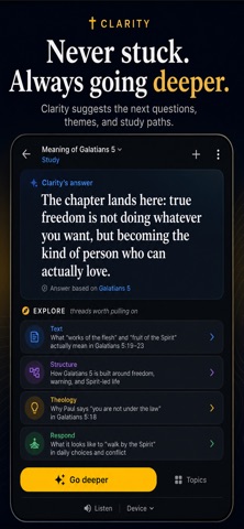 Clarity: Bible Chat & Study Screenshot 7 of 8