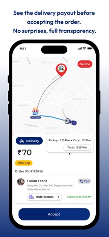 Glatro Delivery Partner Screenshot 3 of 5