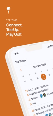 Tee Time: Connect. Tee Up. Screenshot 1 of 5