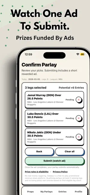 Sweeps - Sports Picks screenshot 3