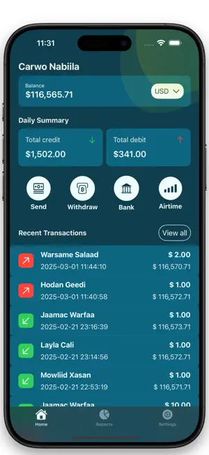 WAAFI Business screenshot 2