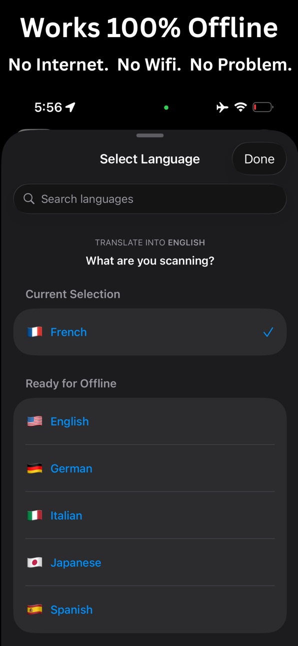 iPhone screenshot