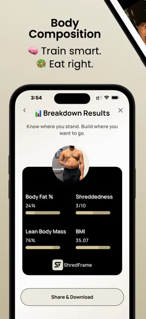 ShredFrame - Calorie Tracker screenshot 4