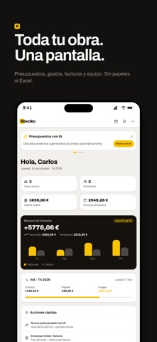 Revoko: presupuestos y obras screenshot 1
