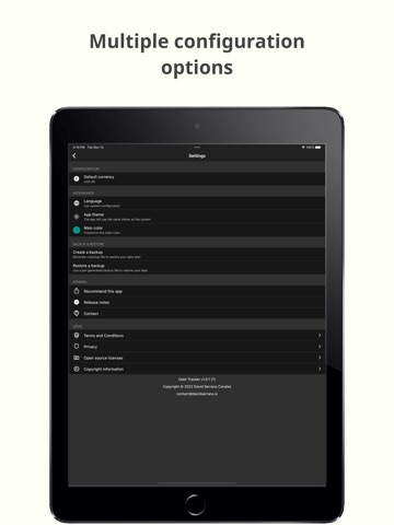 Debt Tracker: Who Owes Me? iPad screenshot