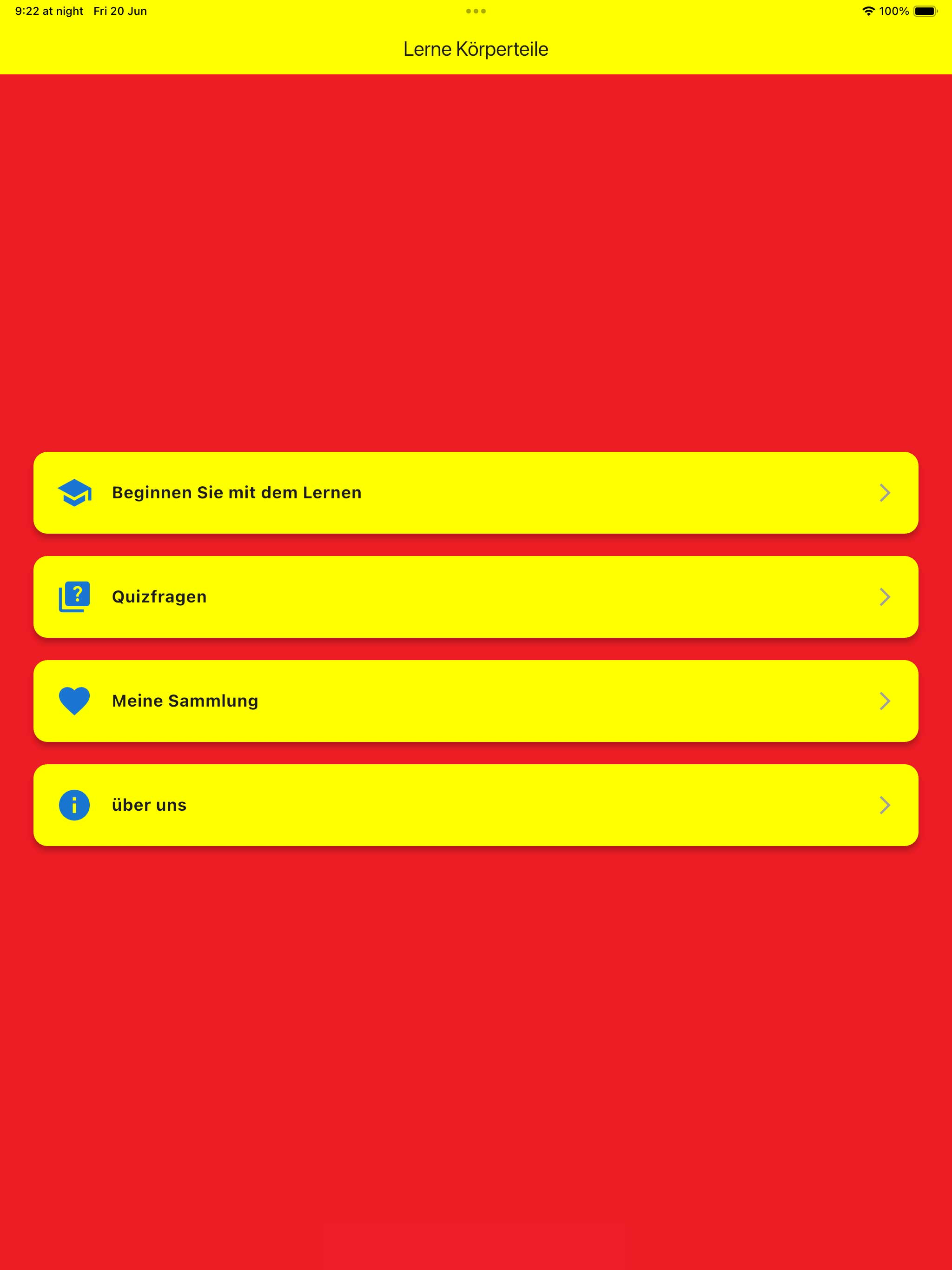 Learning German Body Parts