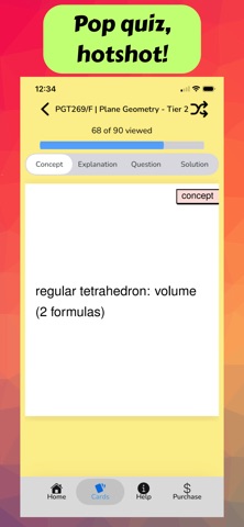 PrepAccelerator: SAT-PSAT Math iPhone screenshot