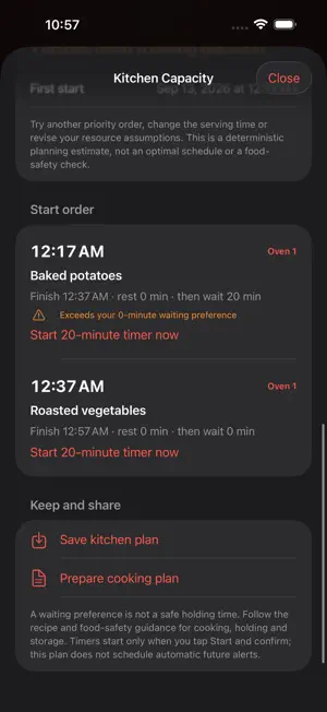Cookbell: Meal Timing Planner screenshot 2