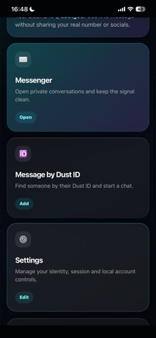 Dust Chat screenshot