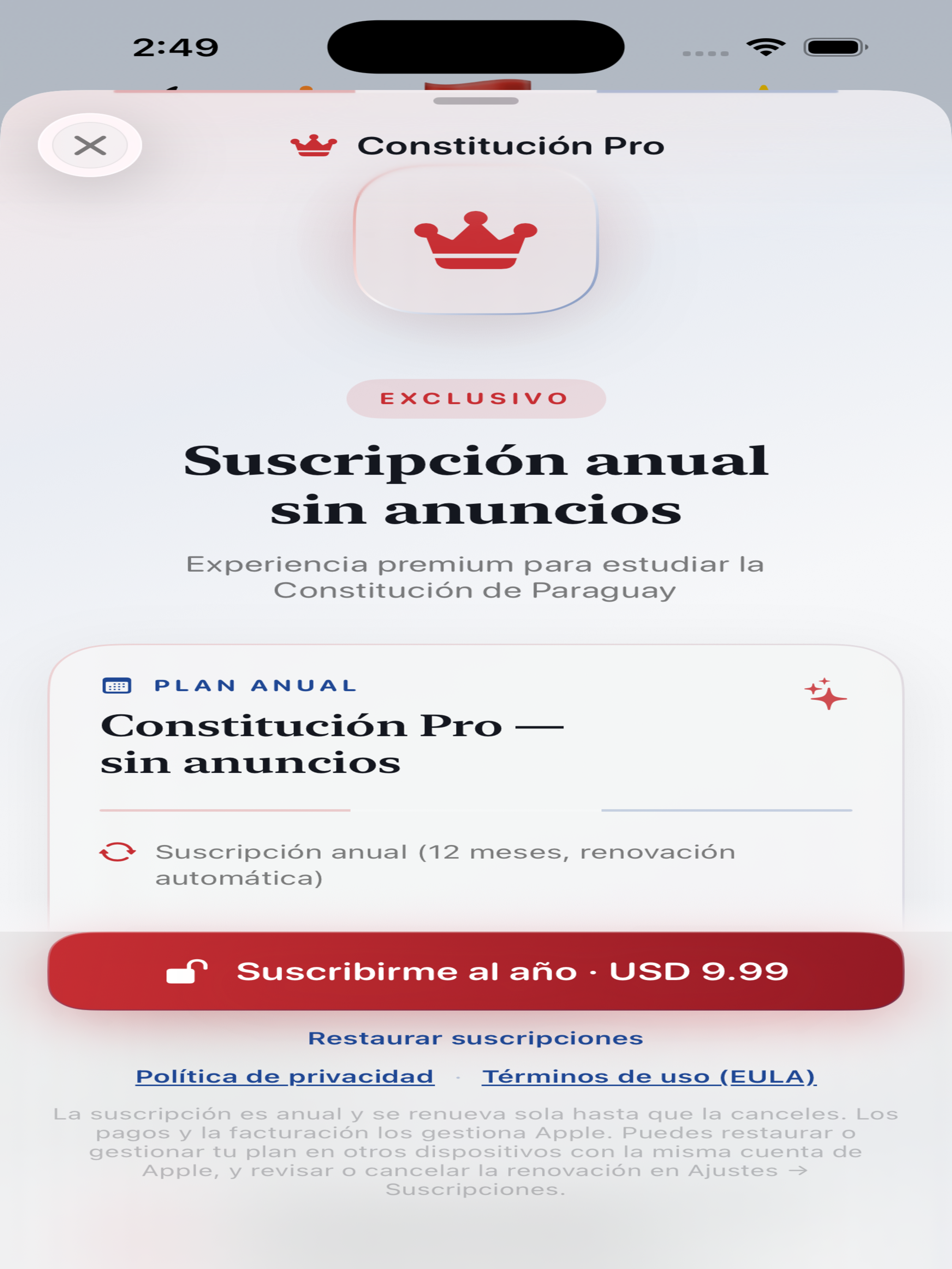Constitución de Paraguay screenshot 10