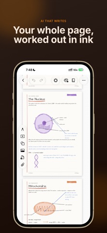 Notelix: AI Handwriting Notes iPhone screenshot