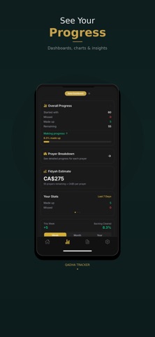 Qadha Tracker screenshot