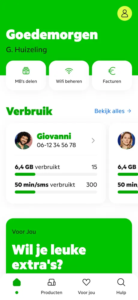 MijnKPN-app screenshot 2
