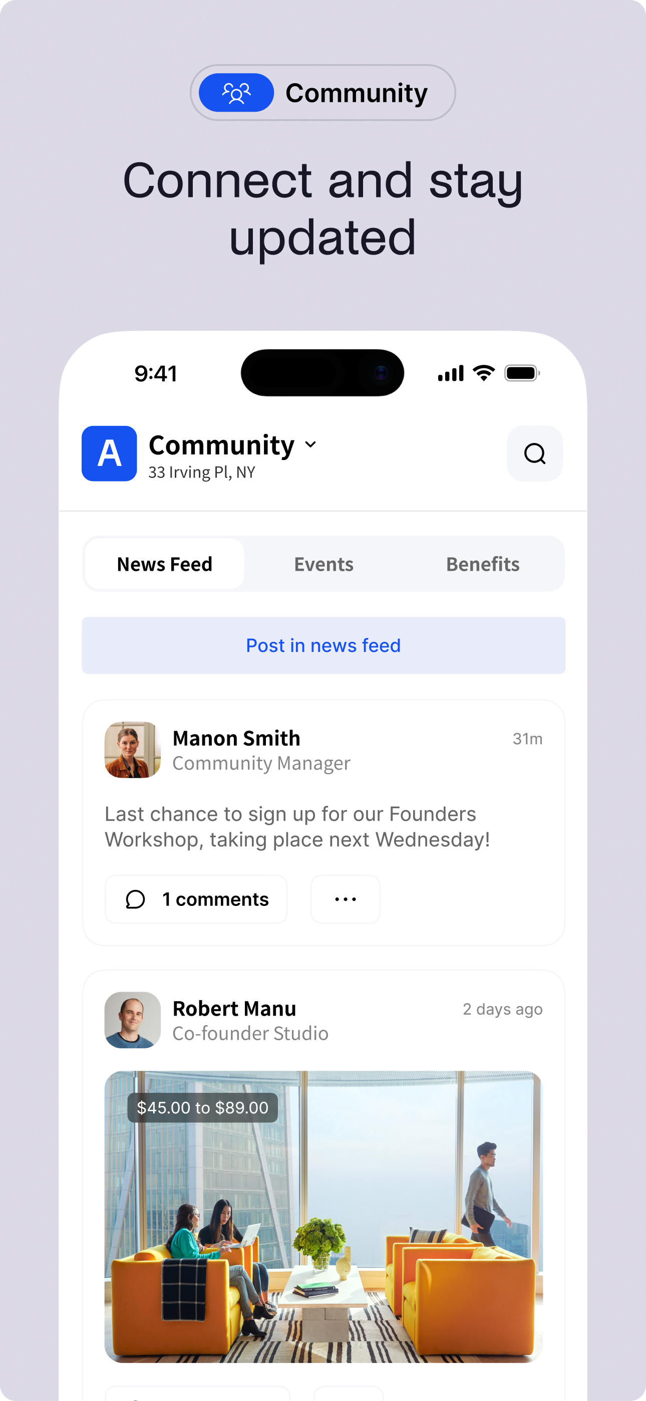 Archie - Coworking Member App screenshot 3