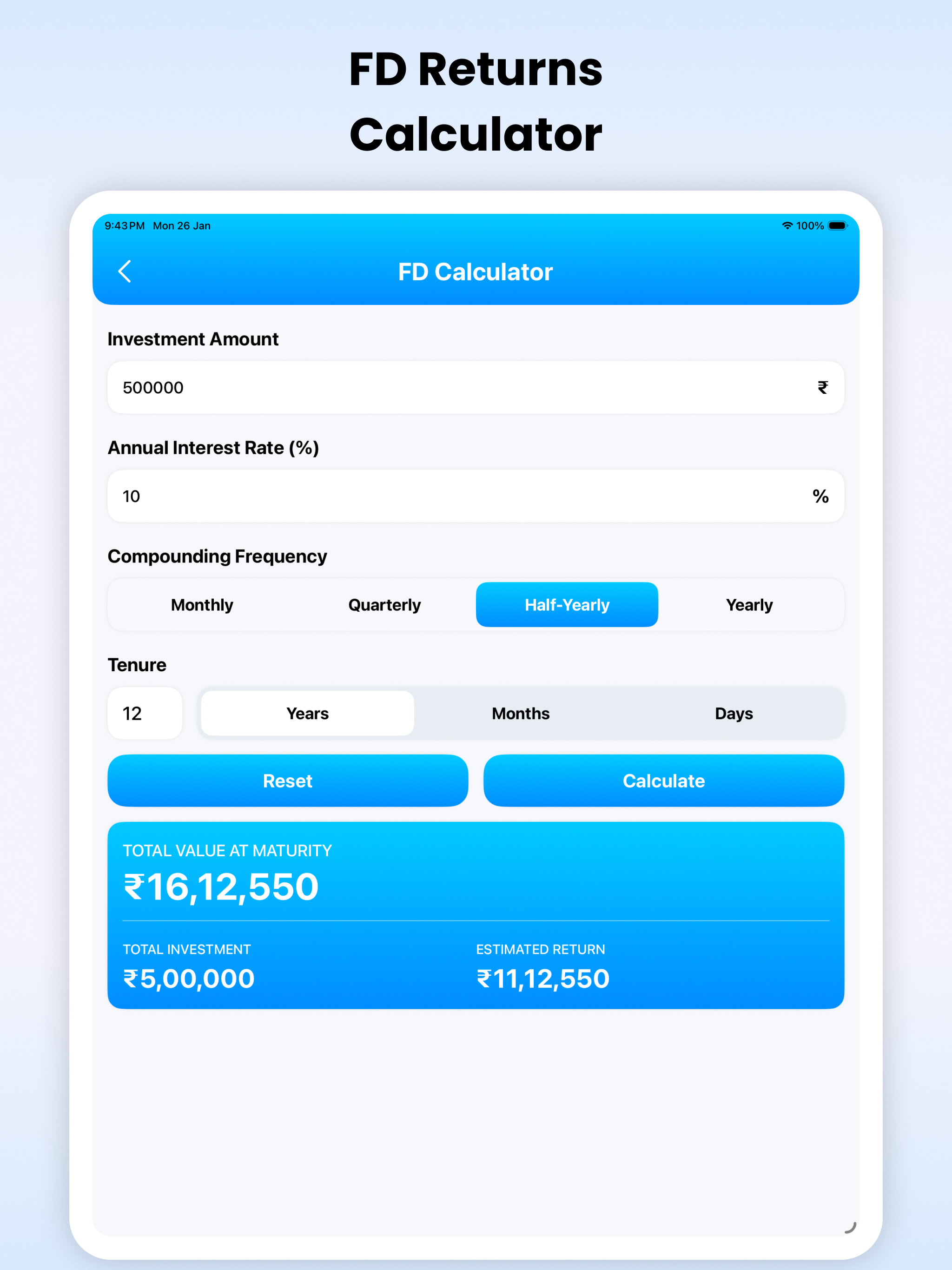 EMI Calculator : All Loan Calc screenshot 18