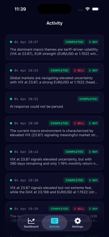 PilotAlpha - AI Trading iPhone screenshot
