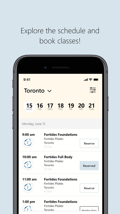 Fortides Pilates Screenshot