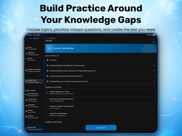 AI Certification Exam Prep iPad screenshot