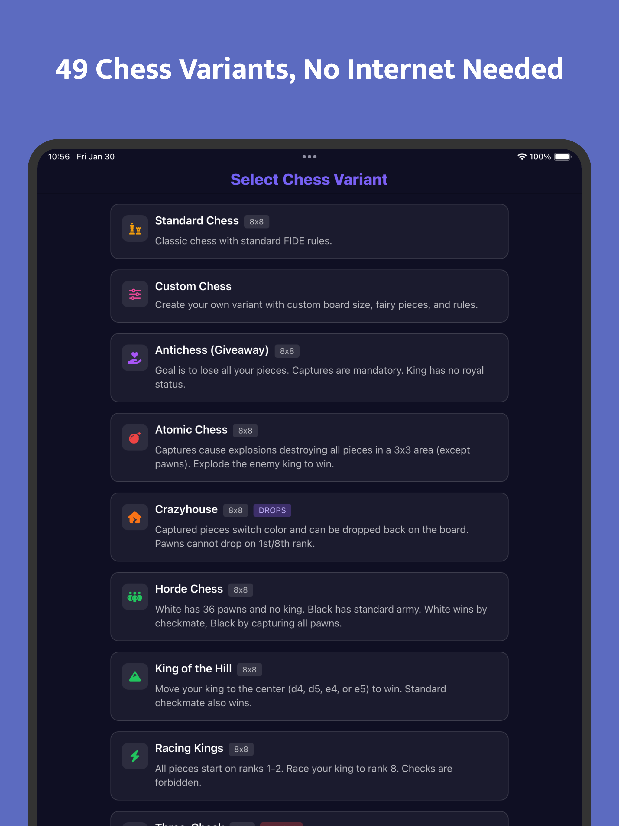 Chess Offline AI & Multiplayer screenshot 11