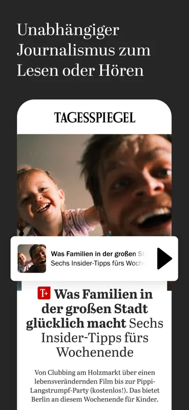 Tagesspiegel - Nachrichten screenshot 1 of 10