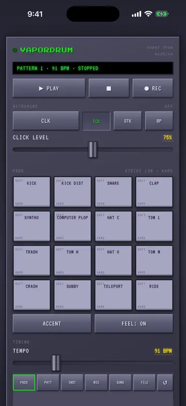 VAPORDRUM screenshot 1 of 8