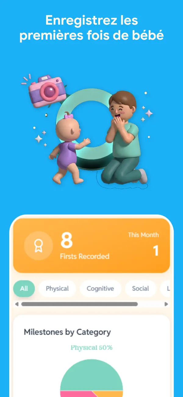 Screenshot #2 pour Baby Milestones Tracker
