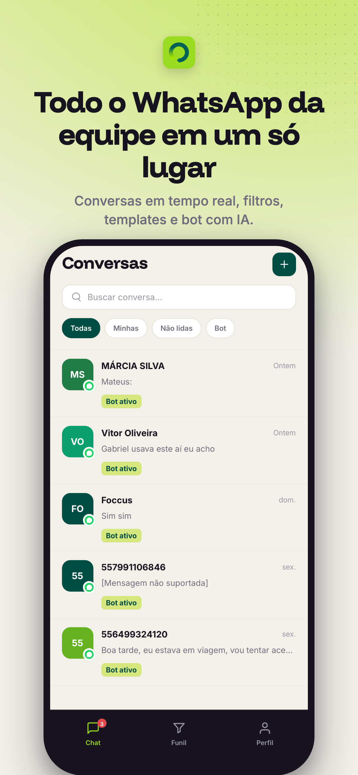 YVO CRM screenshot 2