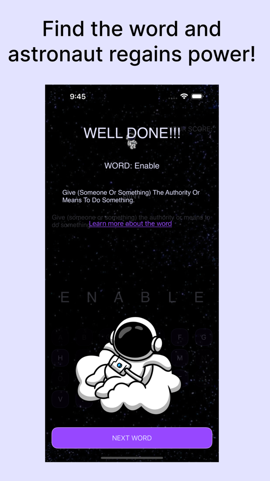 #5. Astronaut In Space - Word Game (iOS) 由: TOASTAFRIEND, LLC