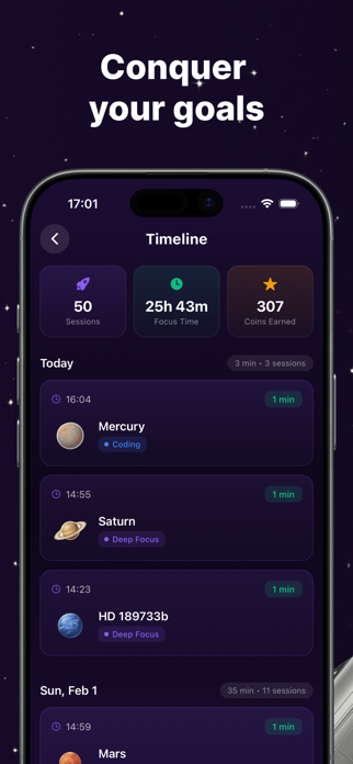 GalaxyFocus: Focus Timer Screenshot 3 of 10