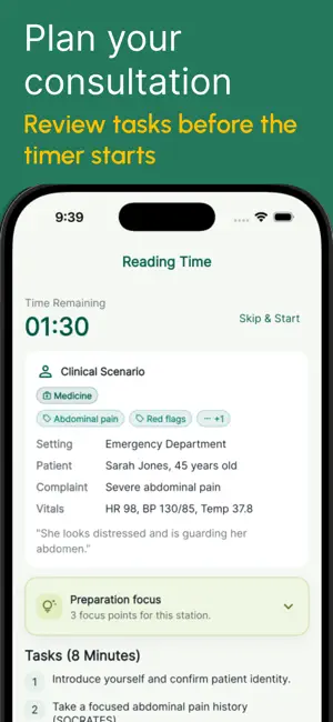 ClinicalPro OSCE screenshot 2