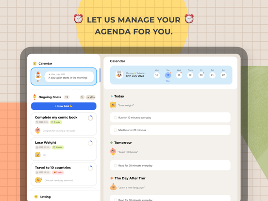 CanGoal: Goal tracker iPad screenshot 3 - Productivity app