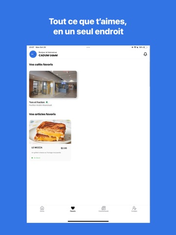 Café Sans-fil iPad screenshot