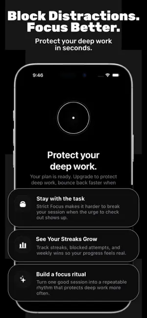 Clariox: App & Website Blocker screenshot 1