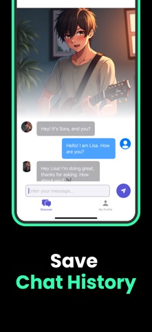 AI Boyfriend Anime Wonn iPhone screenshot