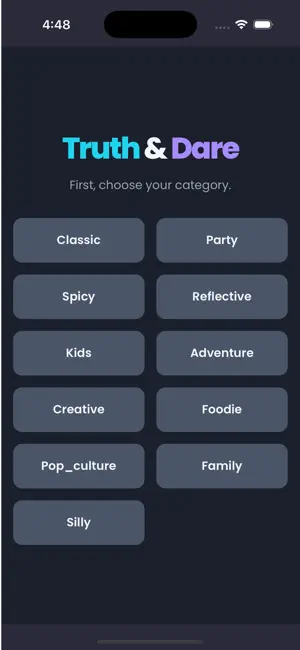 Truth & Dare Spinner! screenshot 1