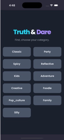 Truth & Dare Spinner! screenshot
