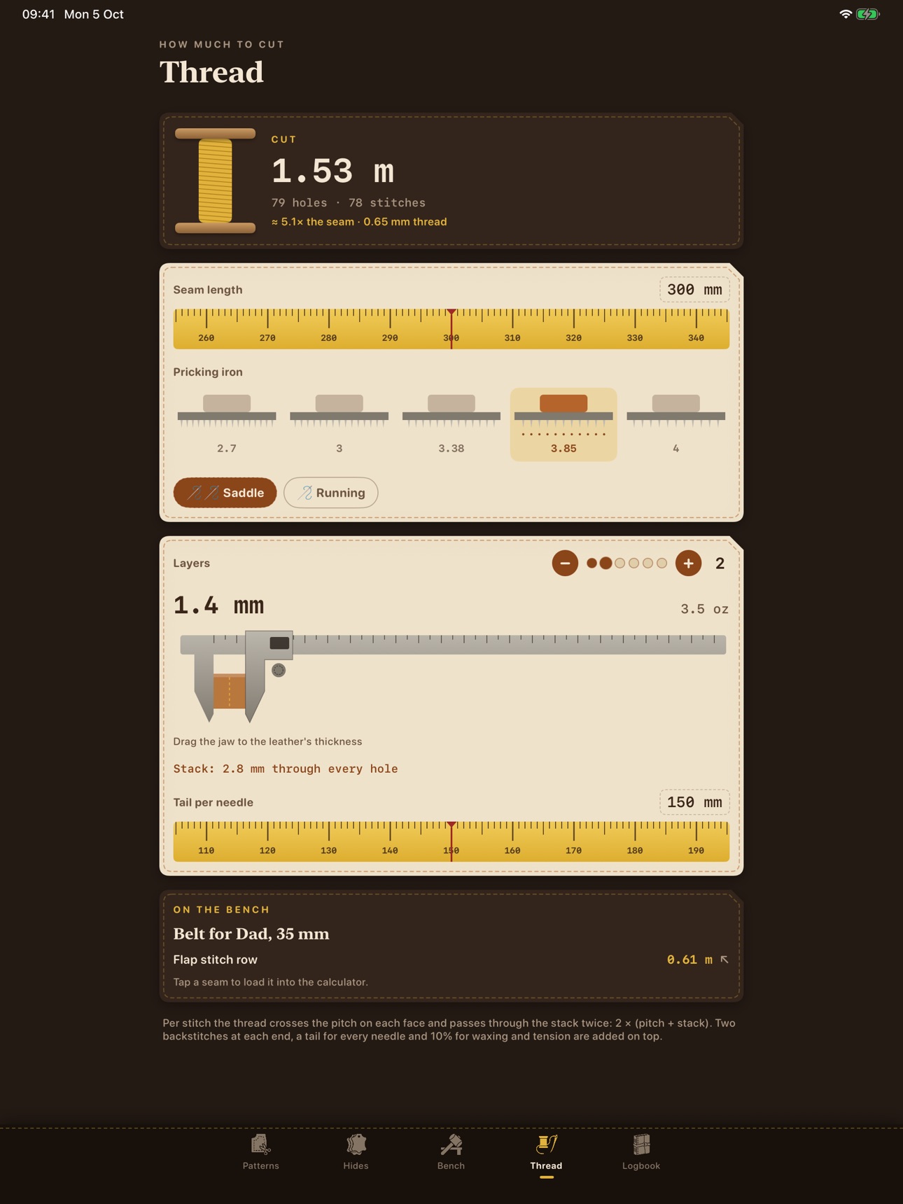 Screenshot 9 of Cut Punch Stitch: Leathercraft