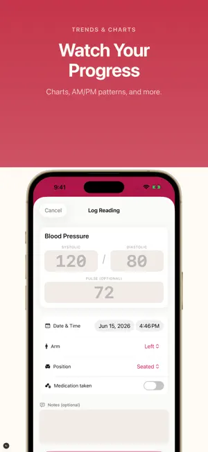 Blood Pressure Tracker - Pulse screenshot 4