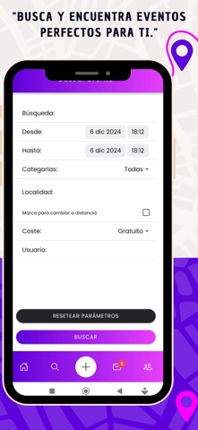 Wherevents screenshot