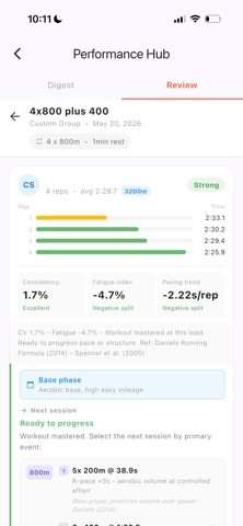 Splitly Coach - Track & XC Screenshot 2 of 10