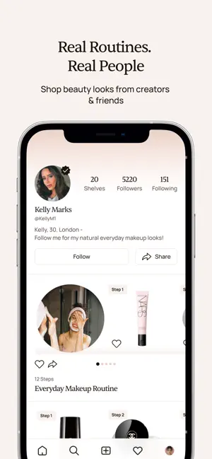 BeautyShelf: Beauty & Skincare iPhone screenshot 2