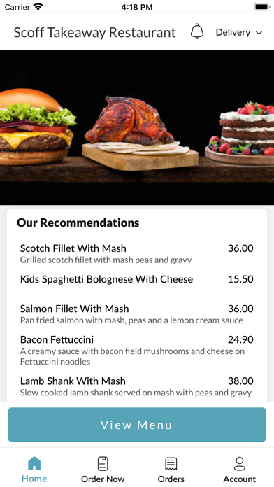 Scoff Takeaway Restaurant Screenshot