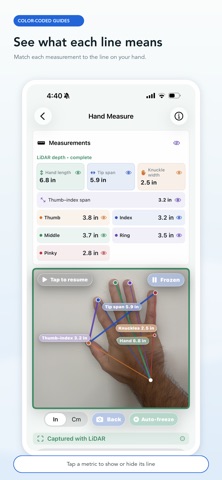 Hand Measure: Size & Span Screenshot 2 of 7