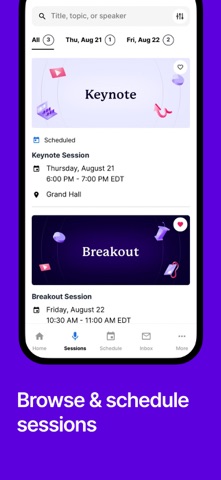 RF Events screenshot