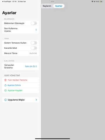 PharmaTracker iPad screenshot