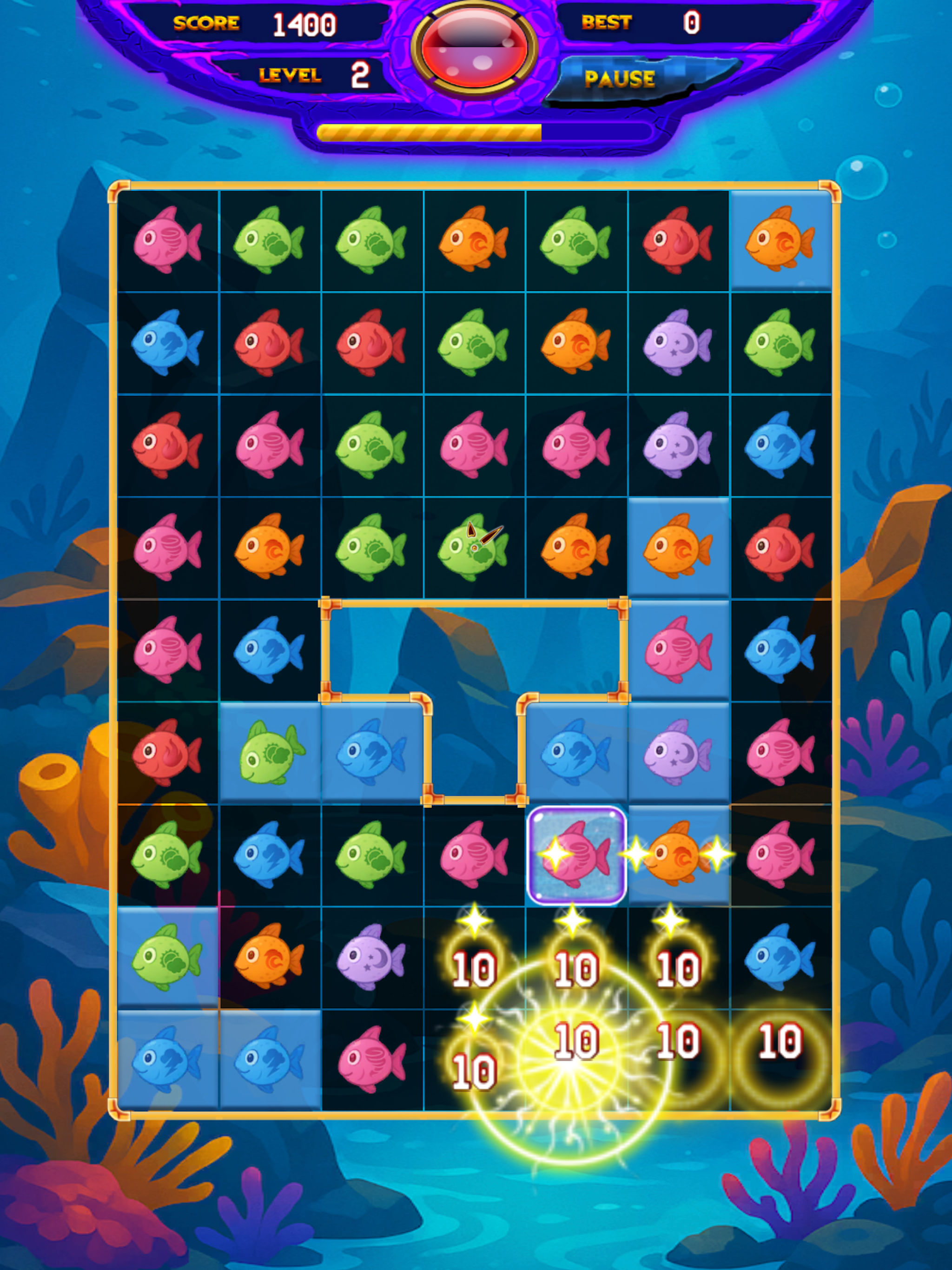 Fish Match Deluxe screenshot 12